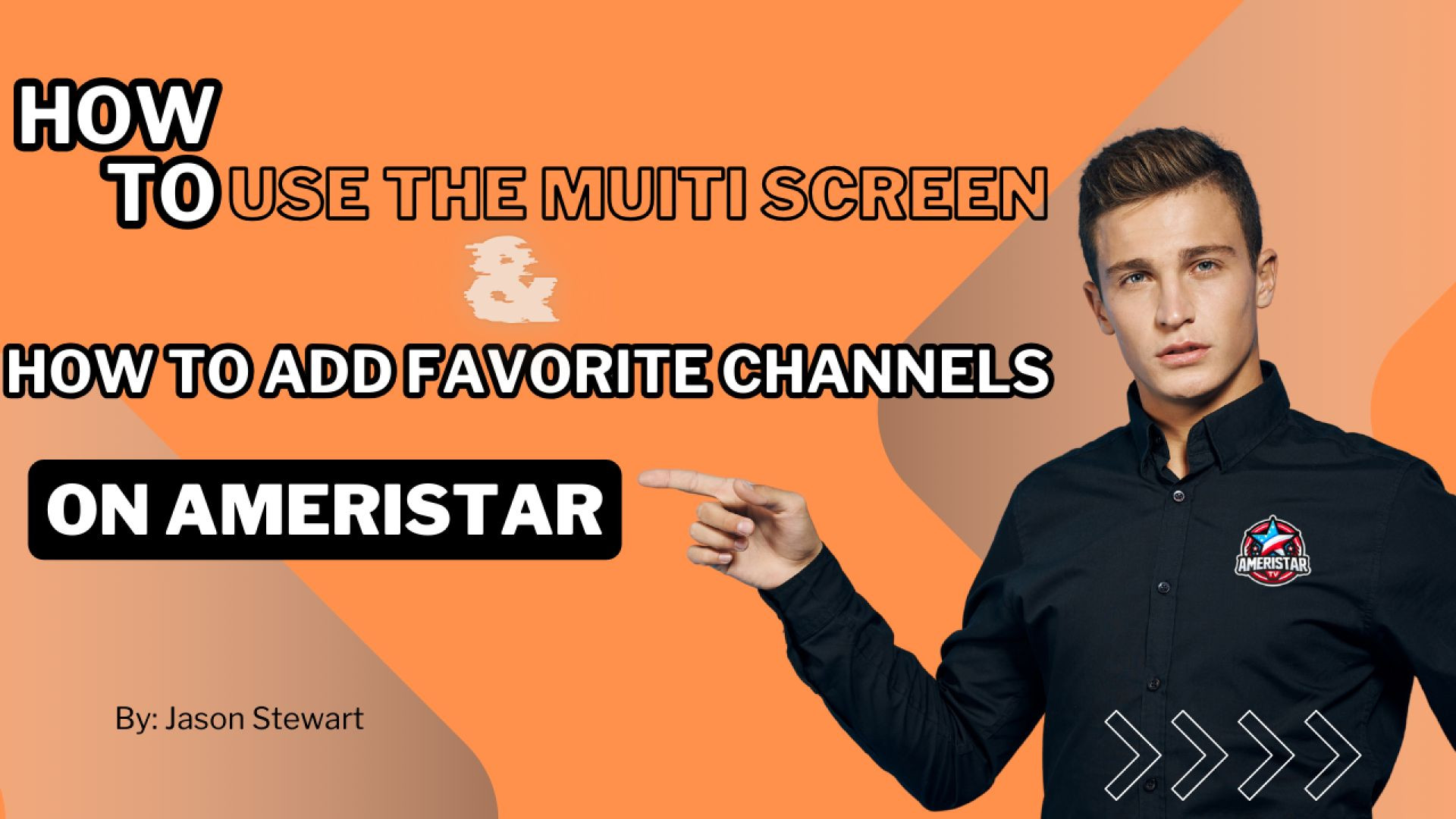 ⁣How to add Favorite channels and how to use the multi screen